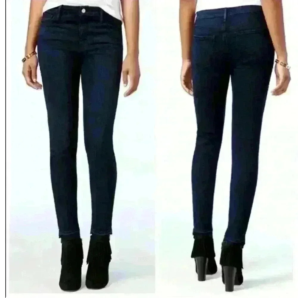 Sanctuary denim women's dark wash "robbie" jeans size 27